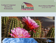 Tablet Screenshot of hamiltonrealestate.us