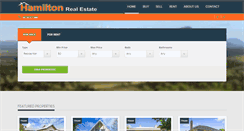 Desktop Screenshot of hamiltonrealestate.net.au