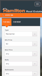 Mobile Screenshot of hamiltonrealestate.net.au